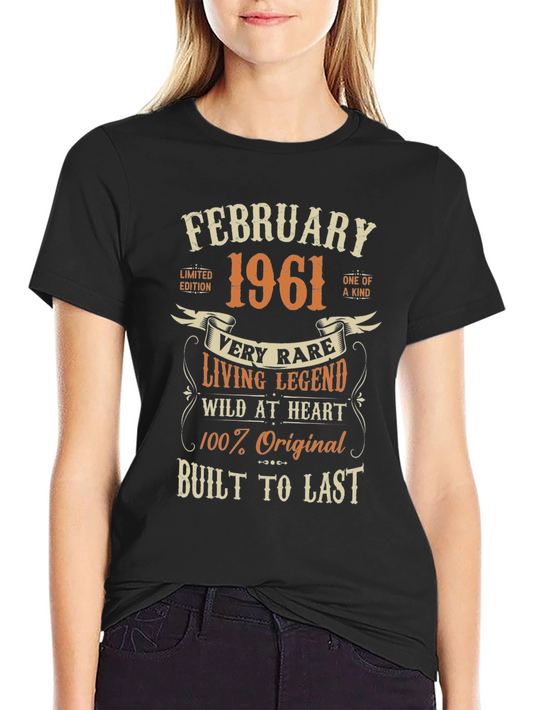 February 1961 Limited Edition Living Legend Graphic T-Shirt