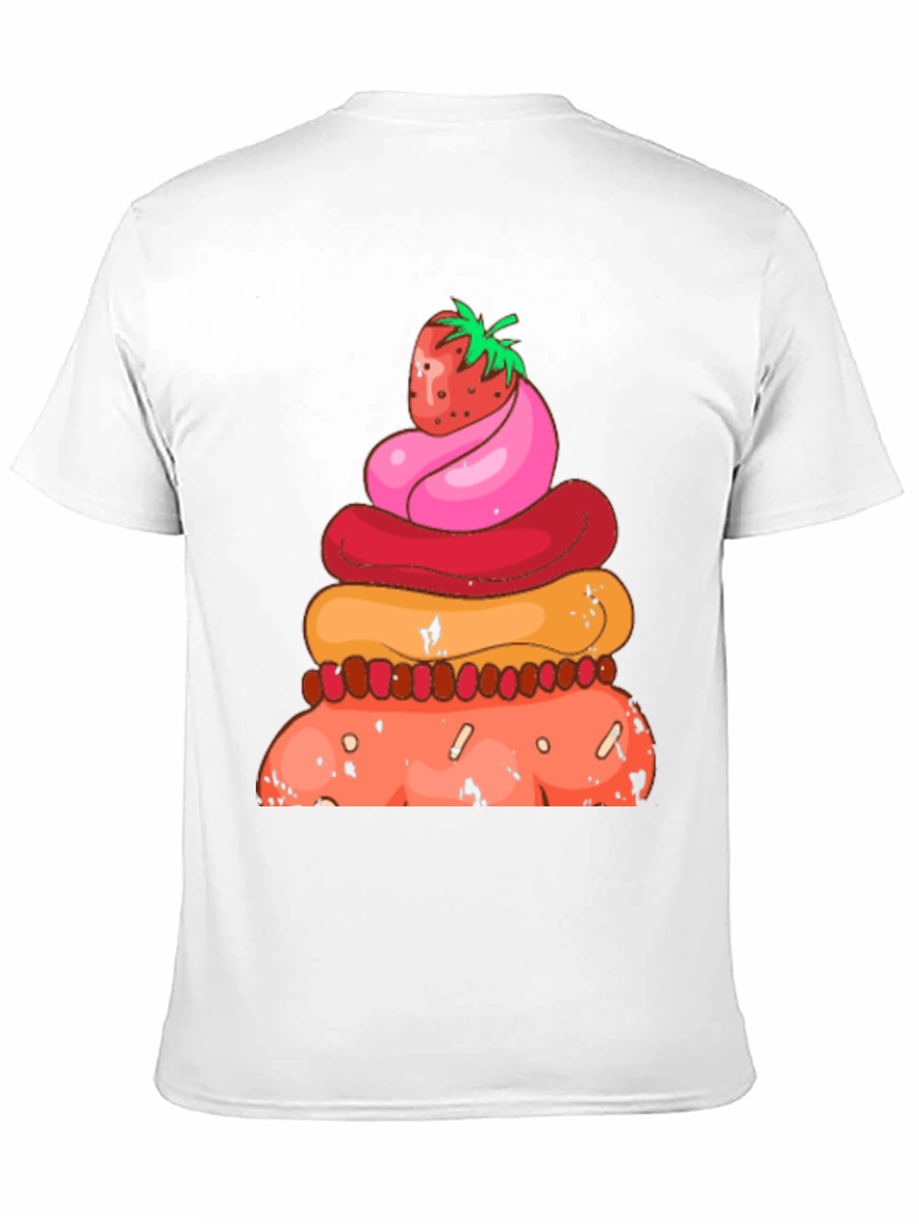 Strawberry Dessert Stack Graphic Tee