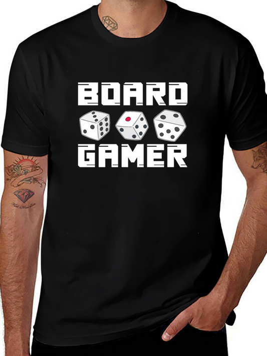 Board Gamer T-Shirt - Dice Design