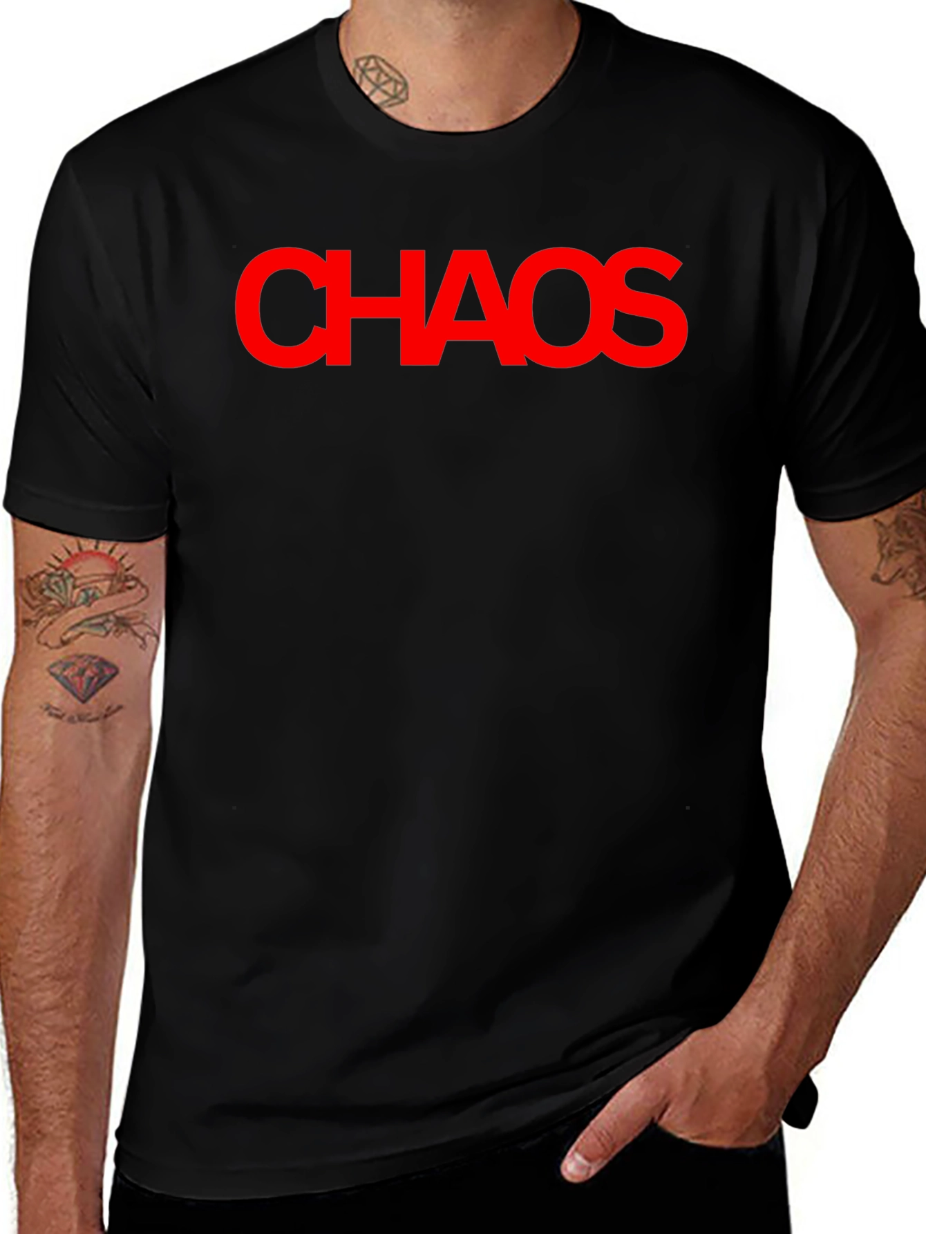 Chaos Black T-Shirt