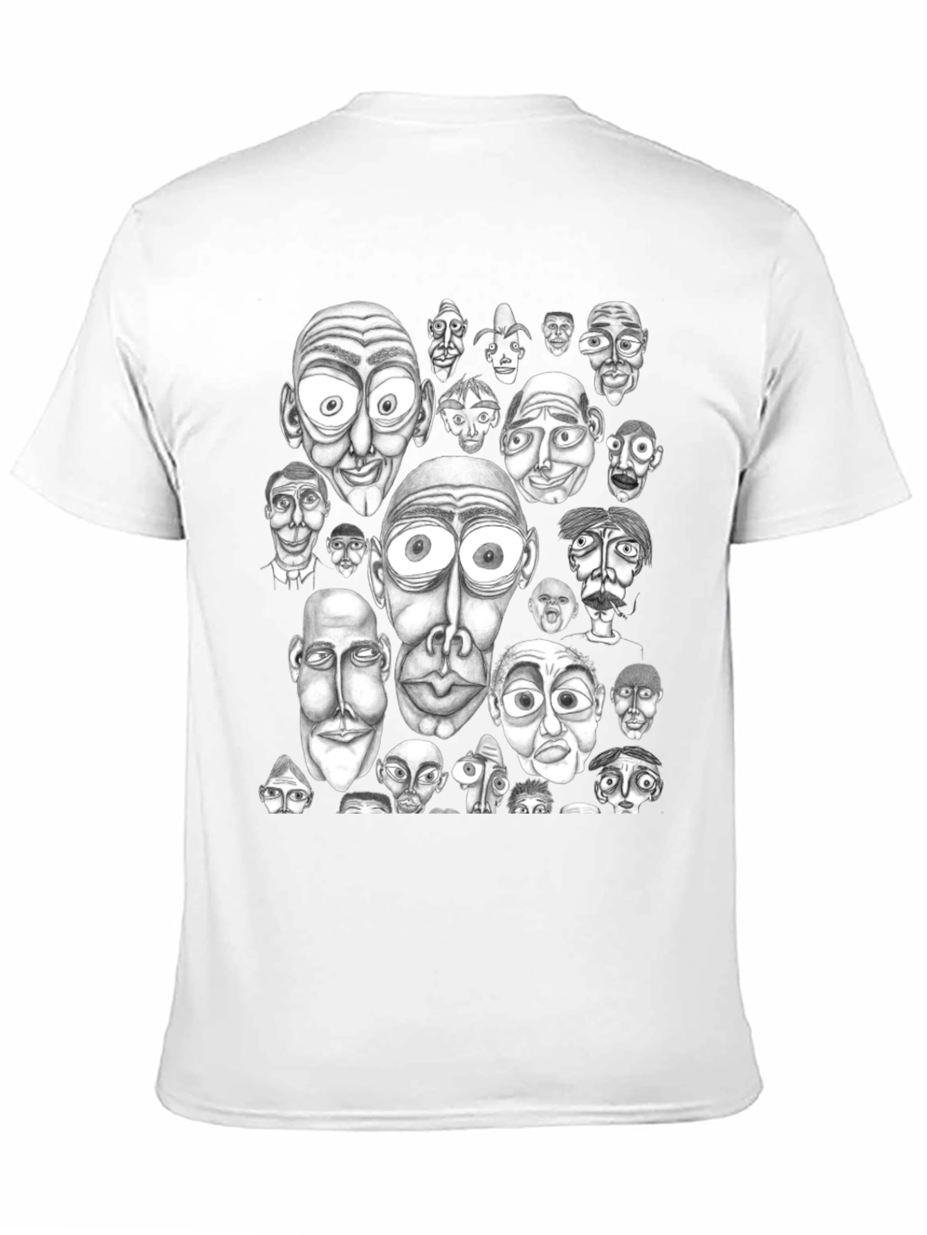 Faces Galore Graphic Tee