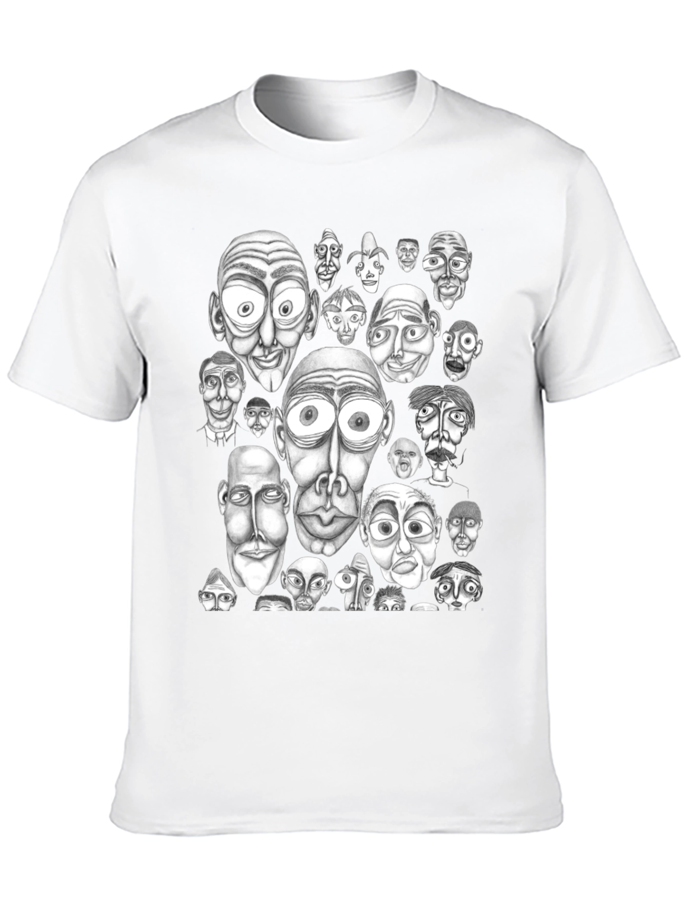 Faces Galore Graphic Tee
