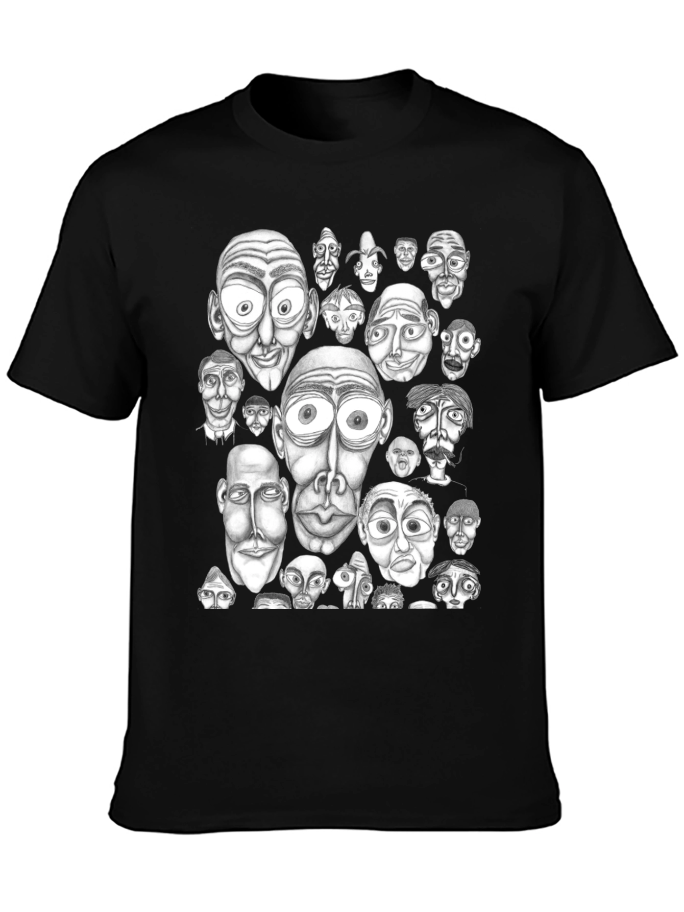 Faces Galore Graphic Tee