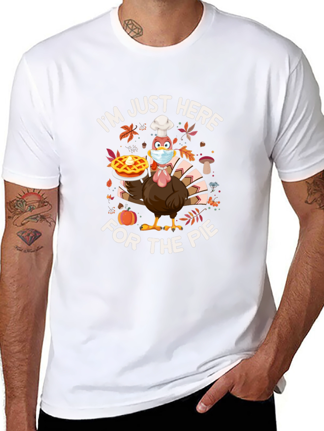 Funny Turkey Pie T-Shirt