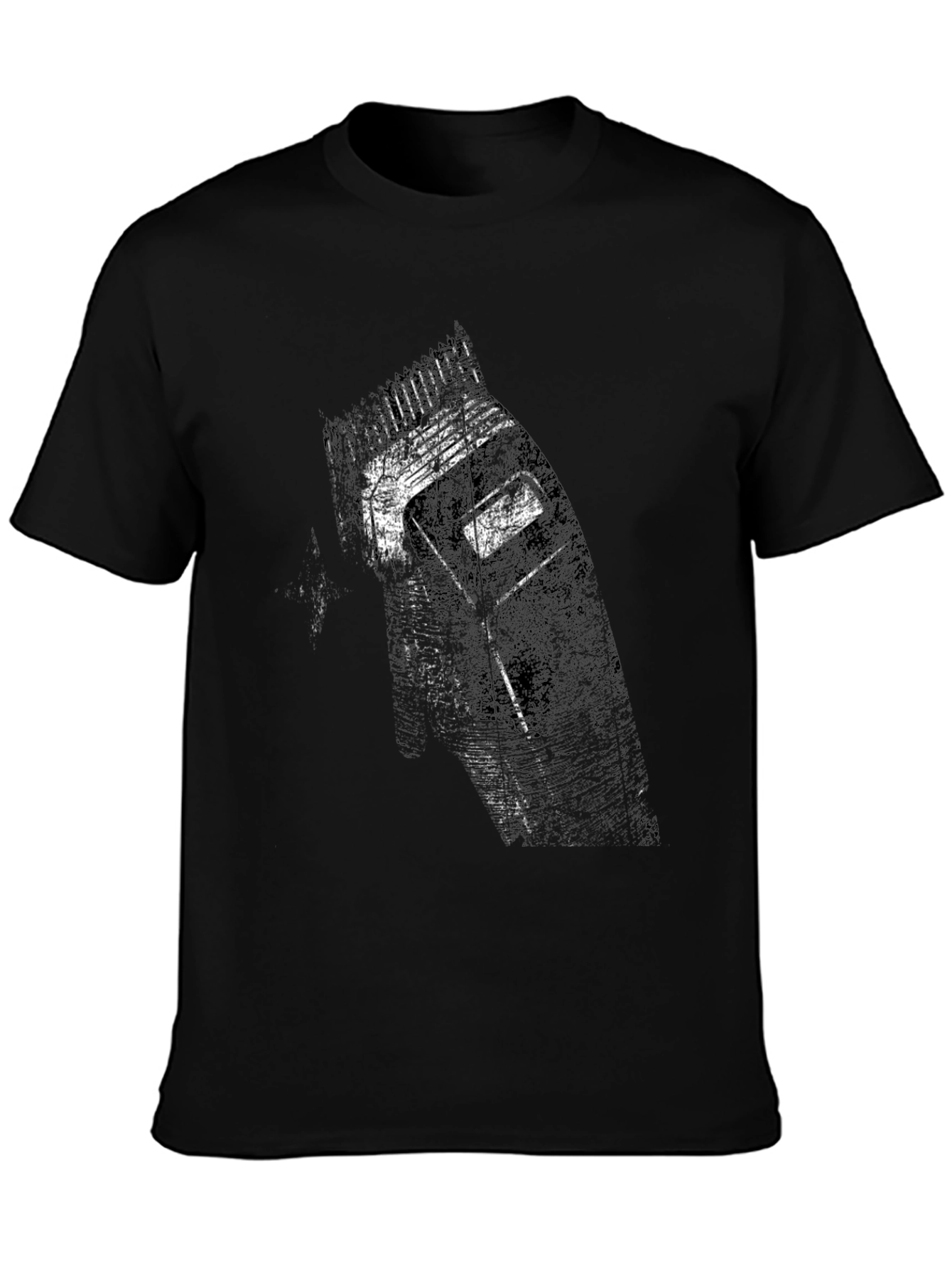 Graphic Barber Clipper Black T-Shirt