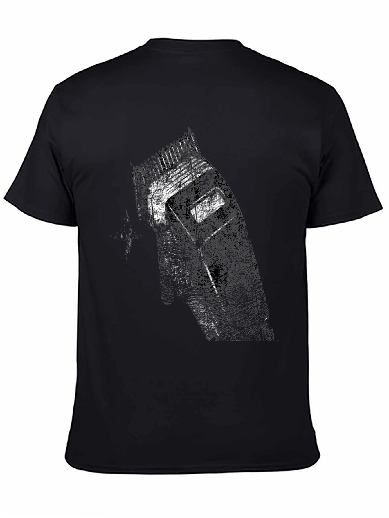 Graphic Barber Clipper Black T-Shirt