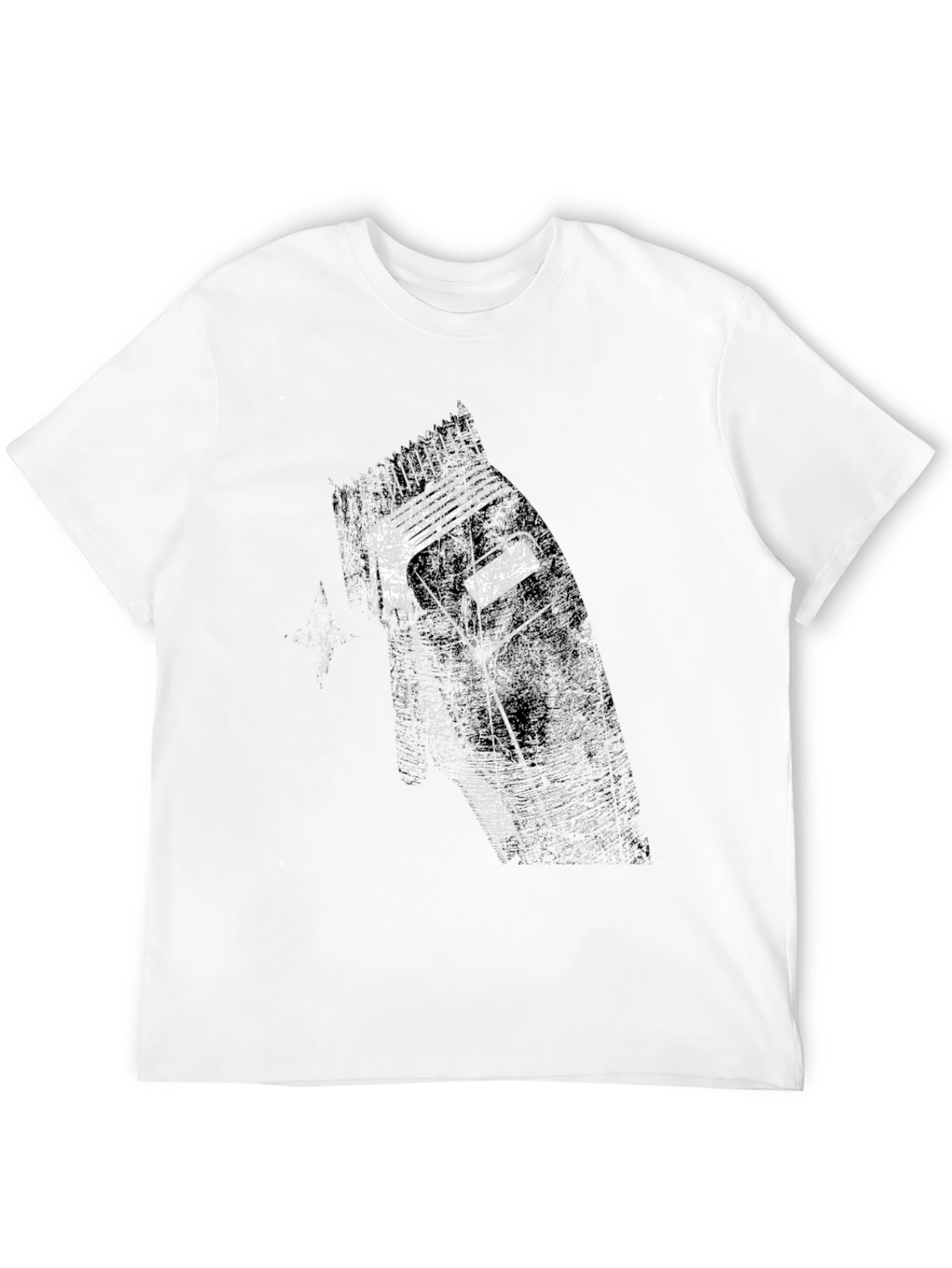 Graphic Barber Clipper Black T-Shirt