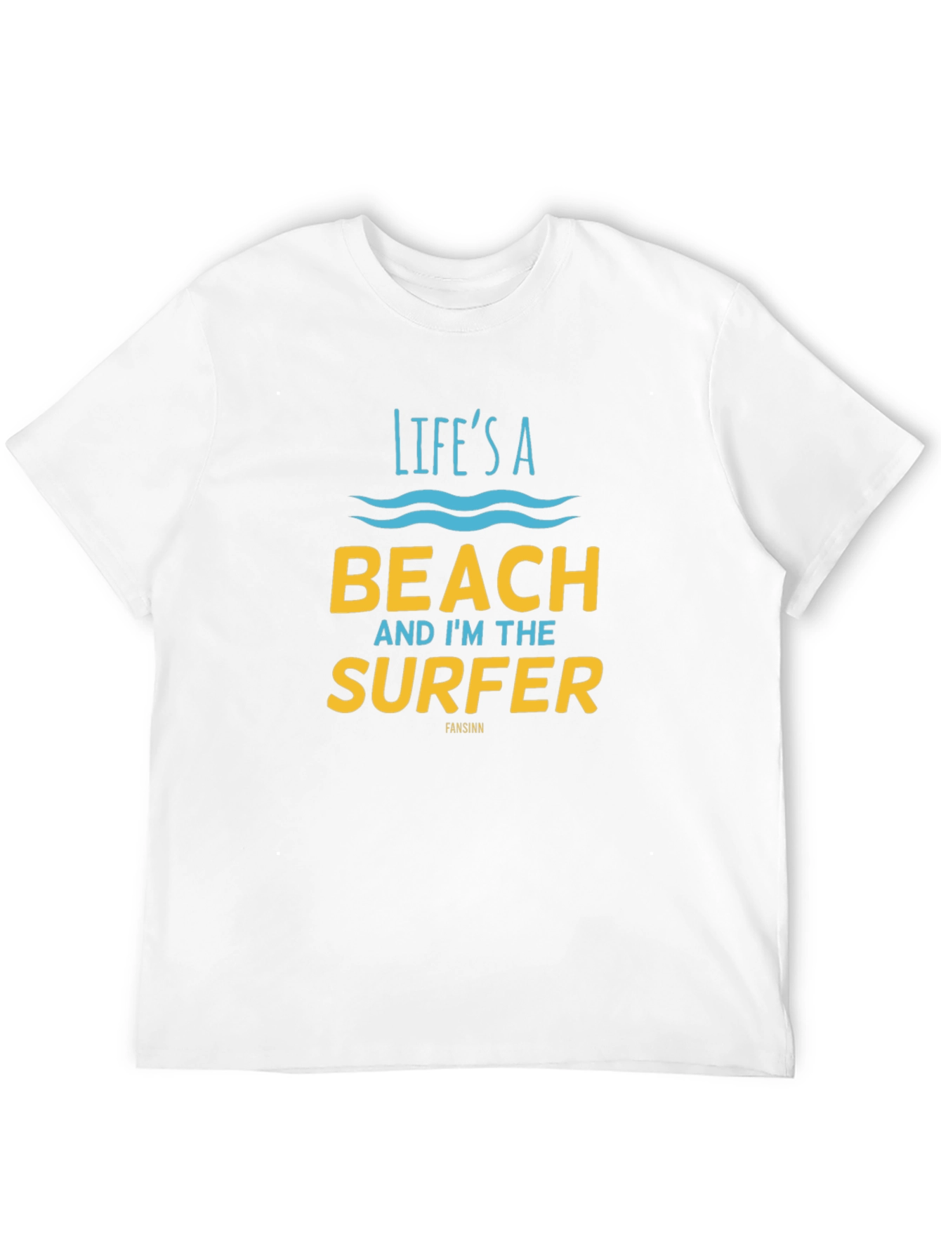 Lifes a Beach T-Shirt - Surfer Graphic Tee