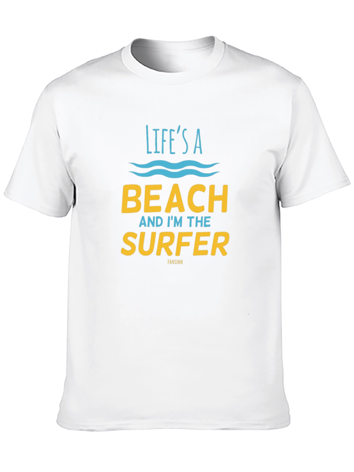 Lifes a Beach T-Shirt - Surfer Graphic Tee