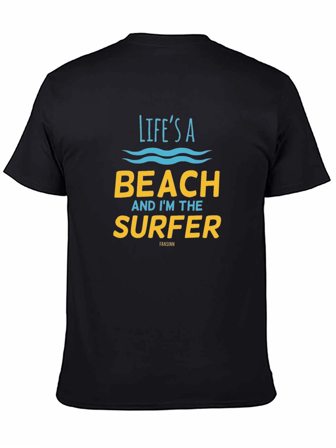 Lifes a Beach T-Shirt - Surfer Graphic Tee