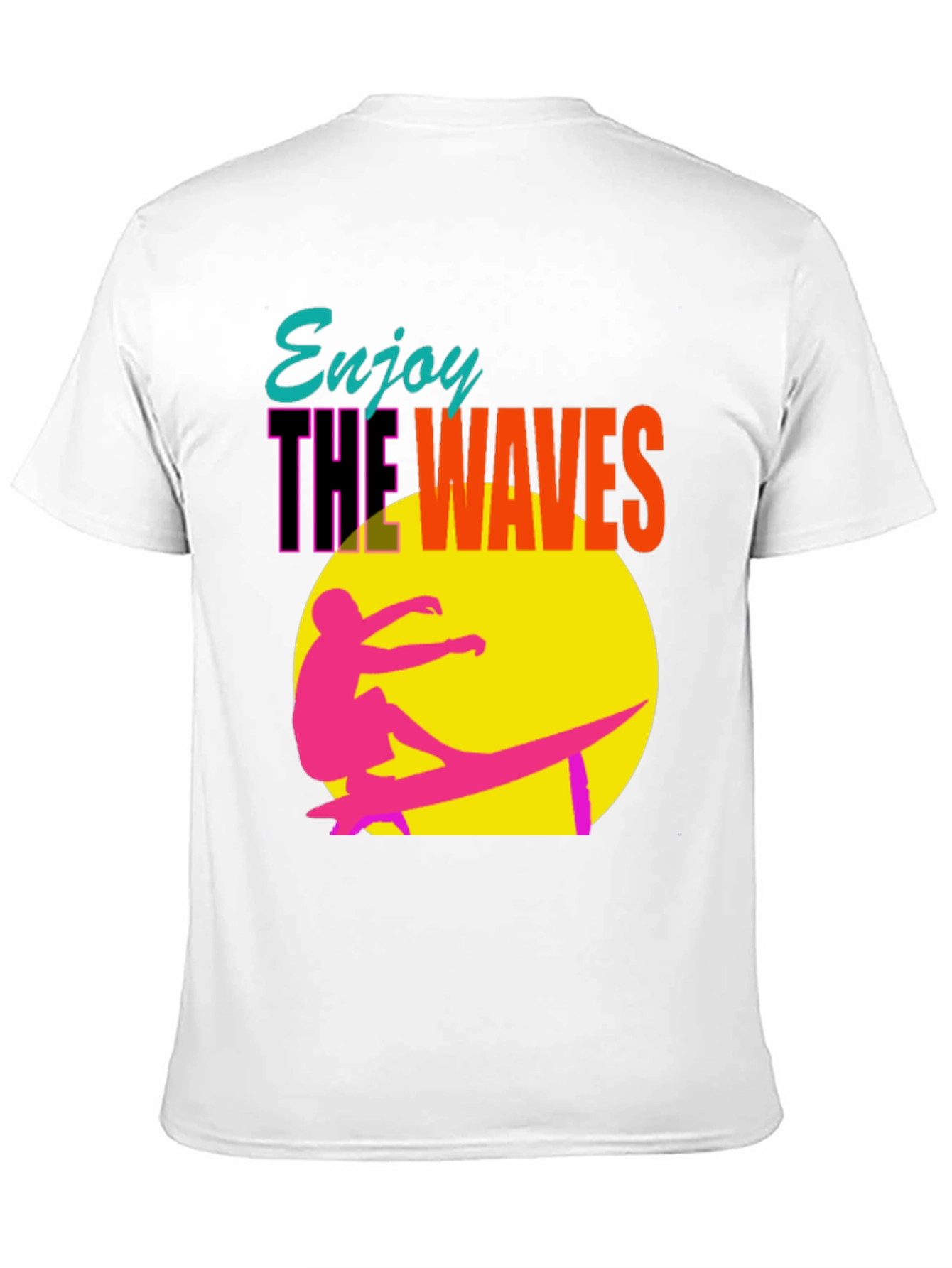 Enjoy the Waves Graphic Tee - Summer Surf Vibes