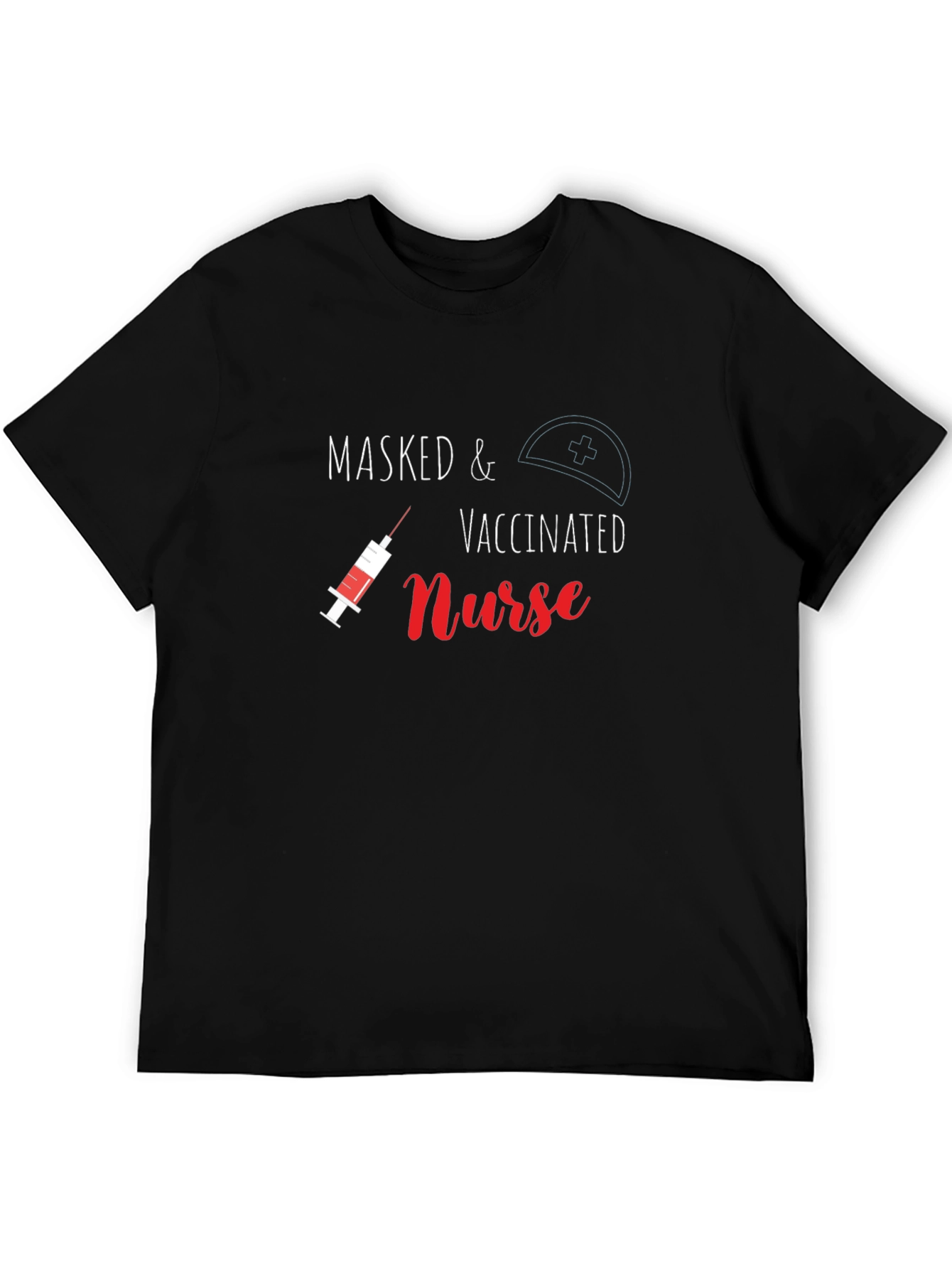 Masked & Vaccinated Nurse T-Shirt