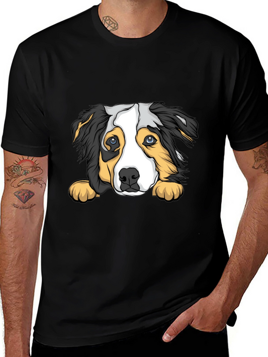 Dog Graphic Print T-Shirt