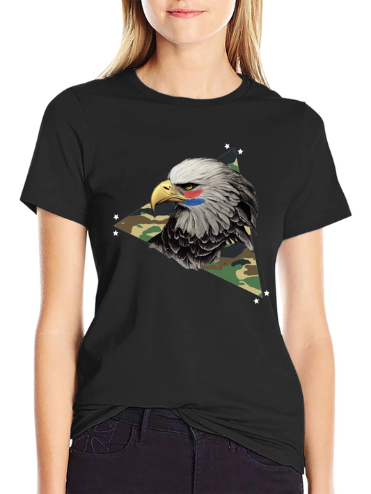 Eagle Camo T-Shirt - Patriotic Style