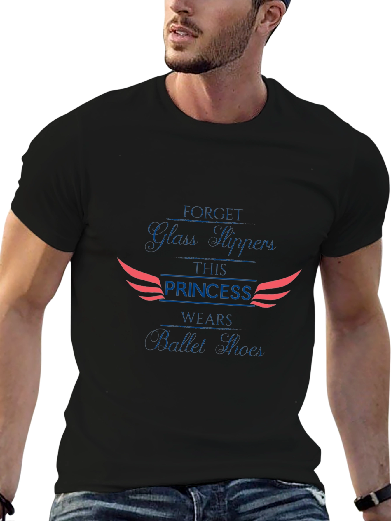 Princess Ballet Shoes T-Shirt Forget Glass Slippers