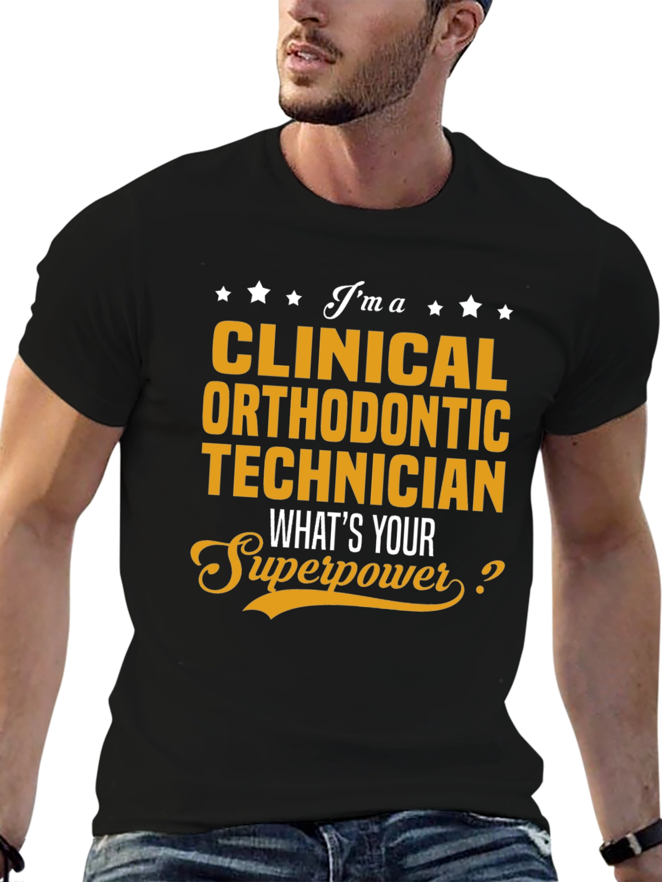 Clinical Orthodontic Technician T-Shirt: Superpower Edition