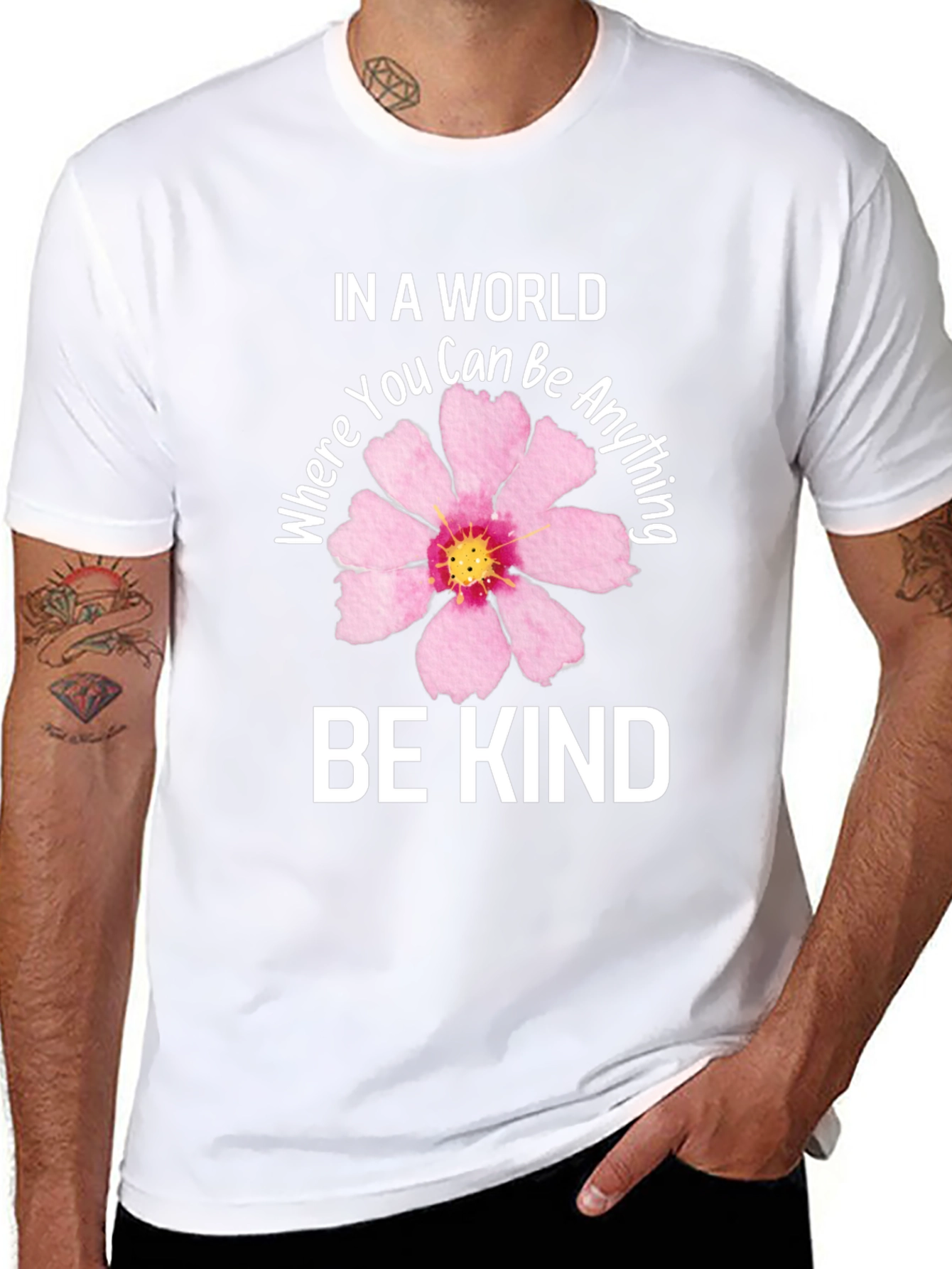 In a World Be Kind Graphic T-Shirt