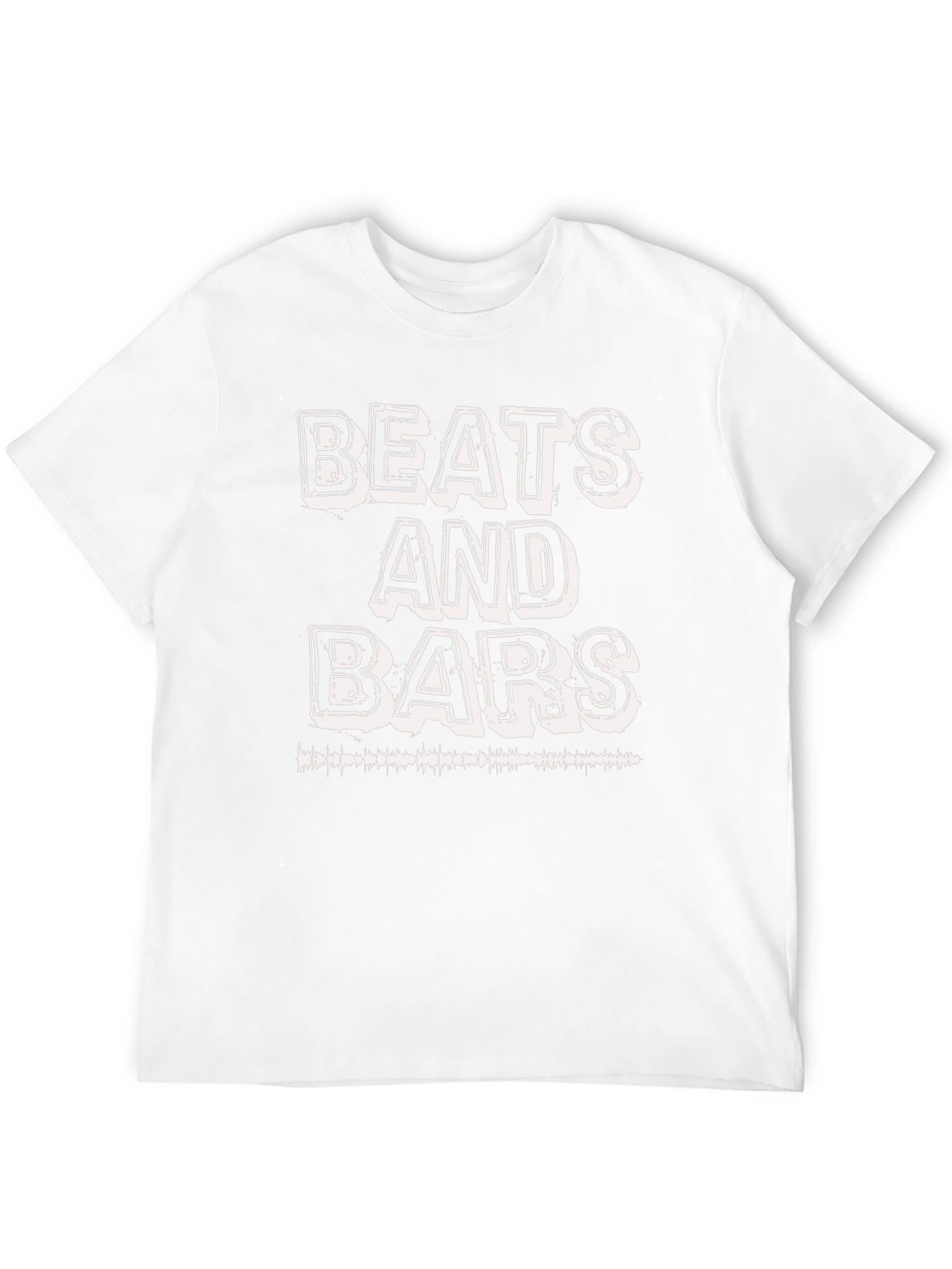 Beats and Bars Graphic Print Black T-Shirt