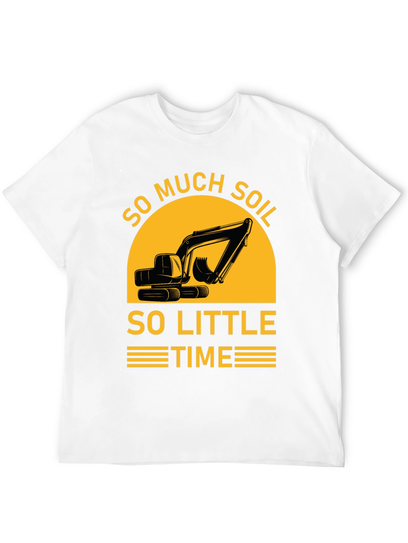 So Much Soil So Little Time Black T-Shirt