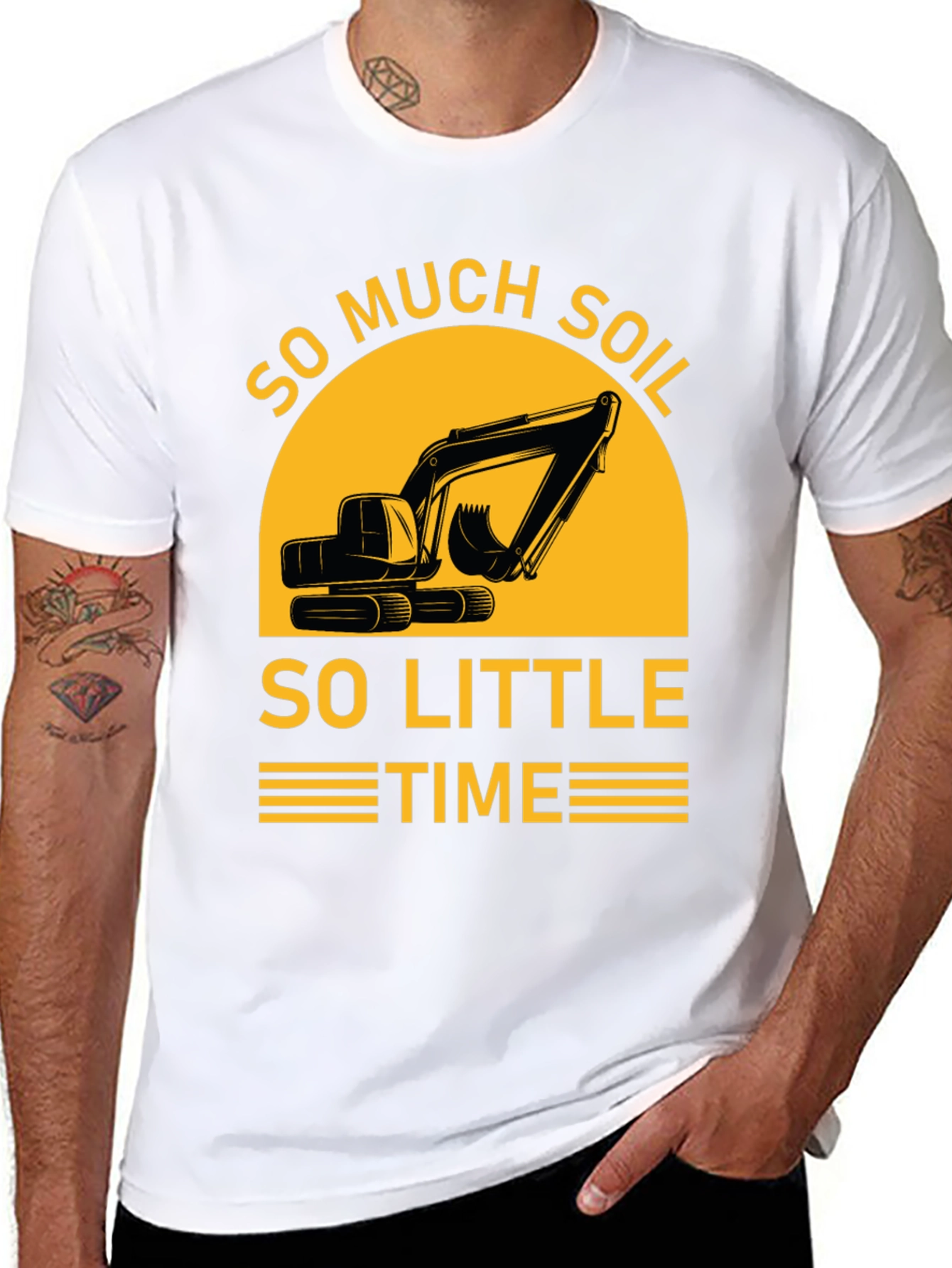 So Much Soil So Little Time Black T-Shirt