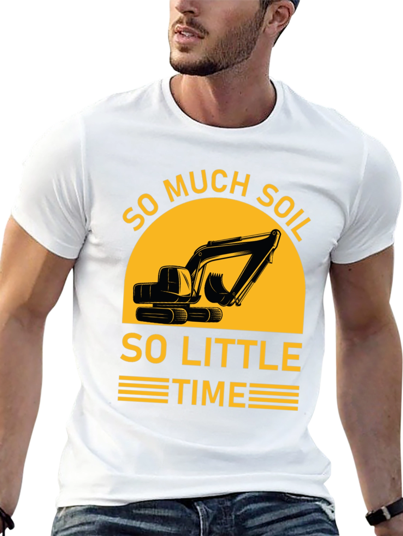 So Much Soil So Little Time Black T-Shirt