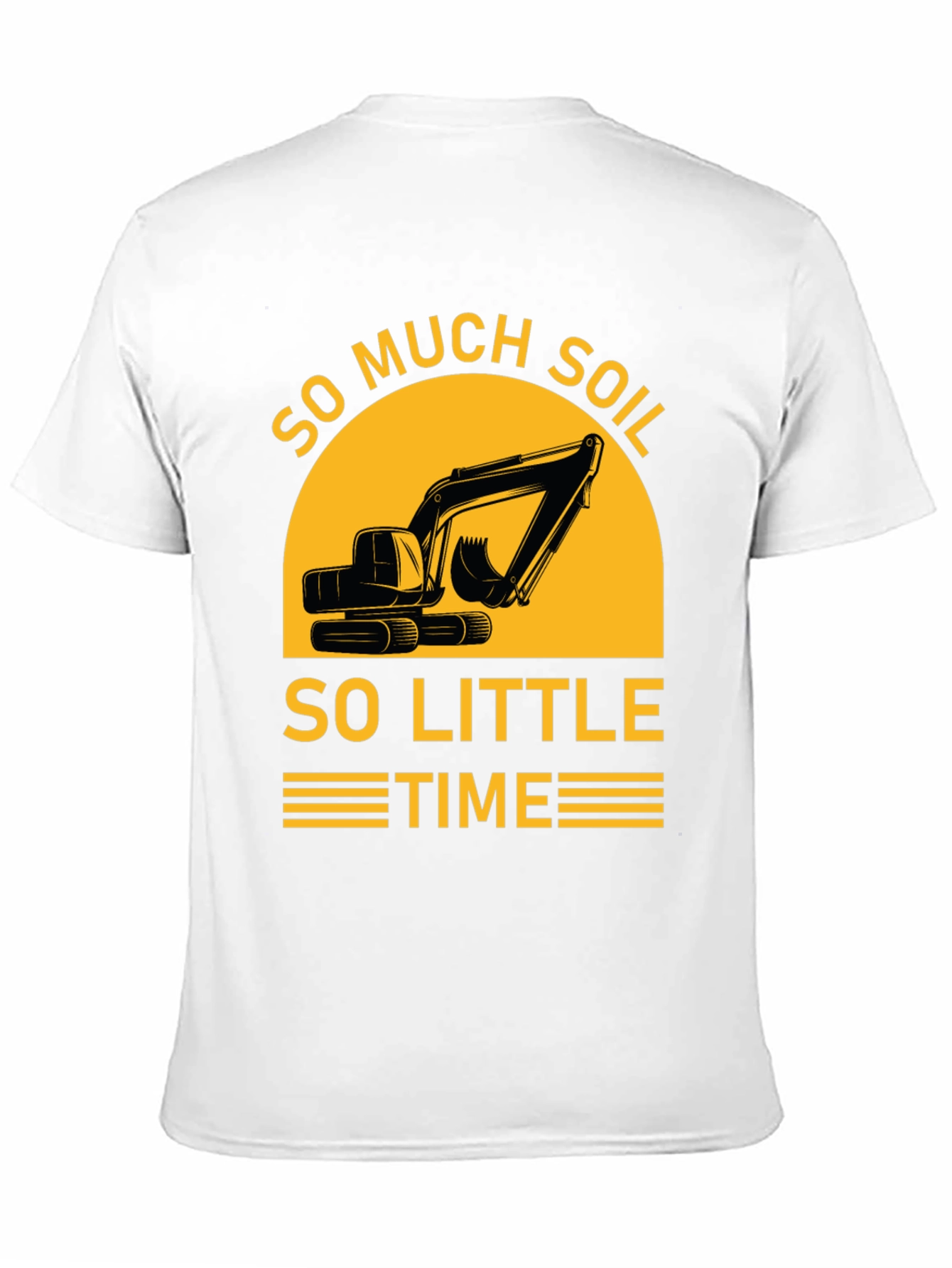 So Much Soil So Little Time Black T-Shirt
