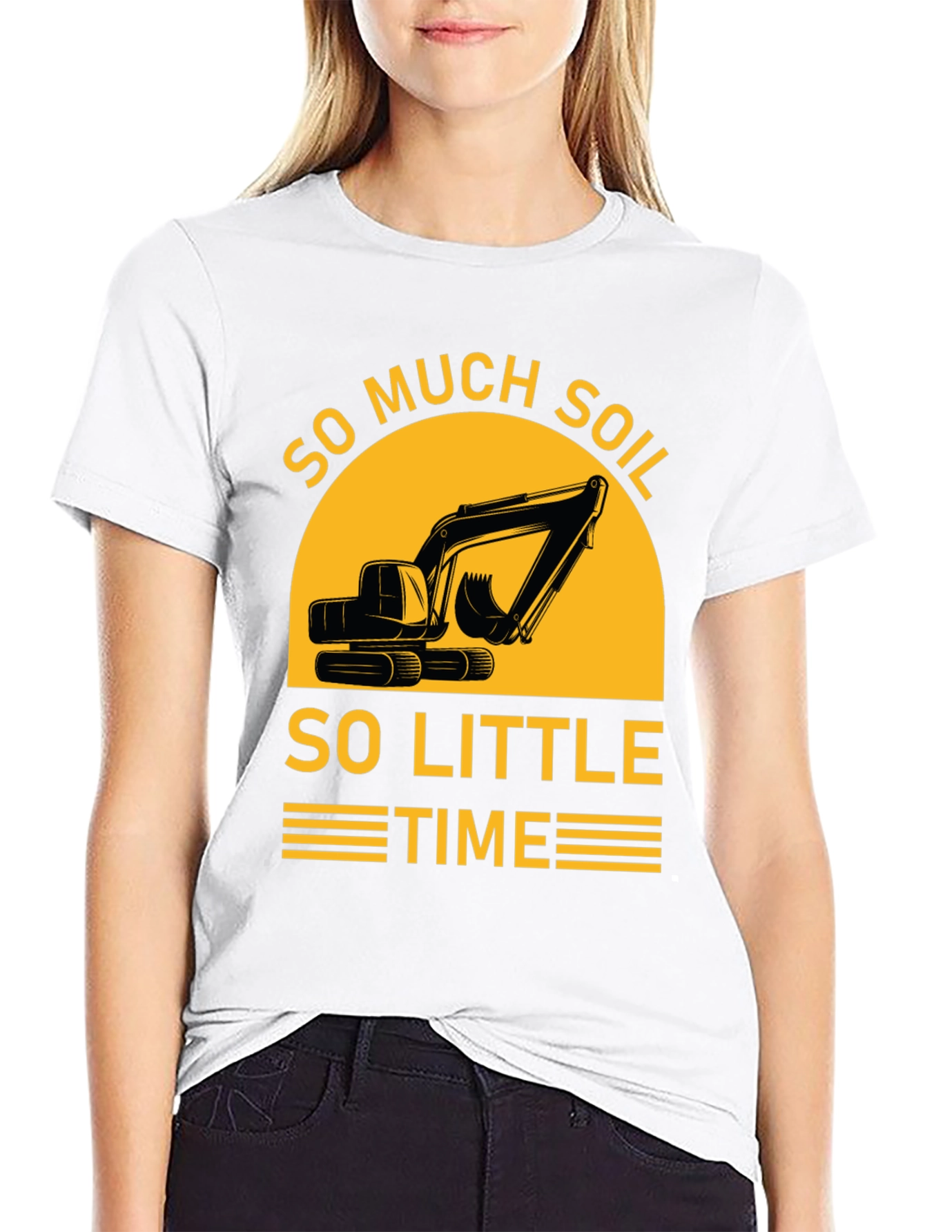 So Much Soil So Little Time Black T-Shirt