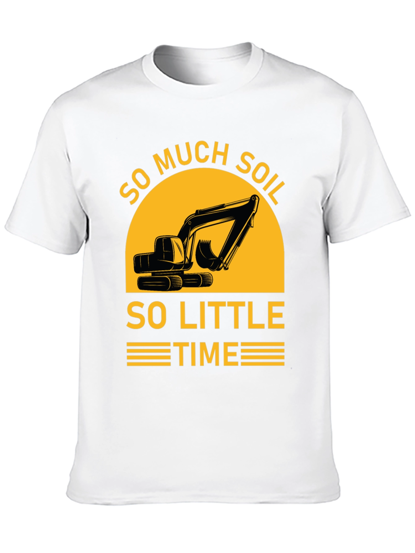 So Much Soil So Little Time Black T-Shirt