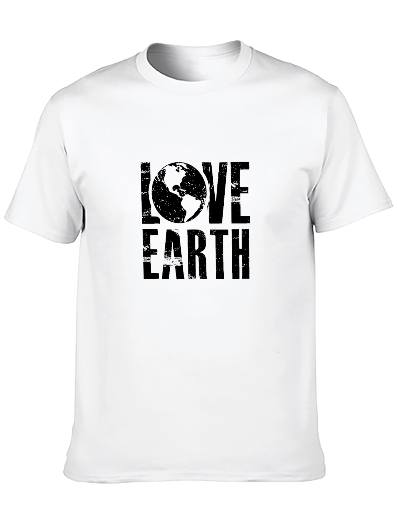 Love Earth Graphic Black T-Shirt