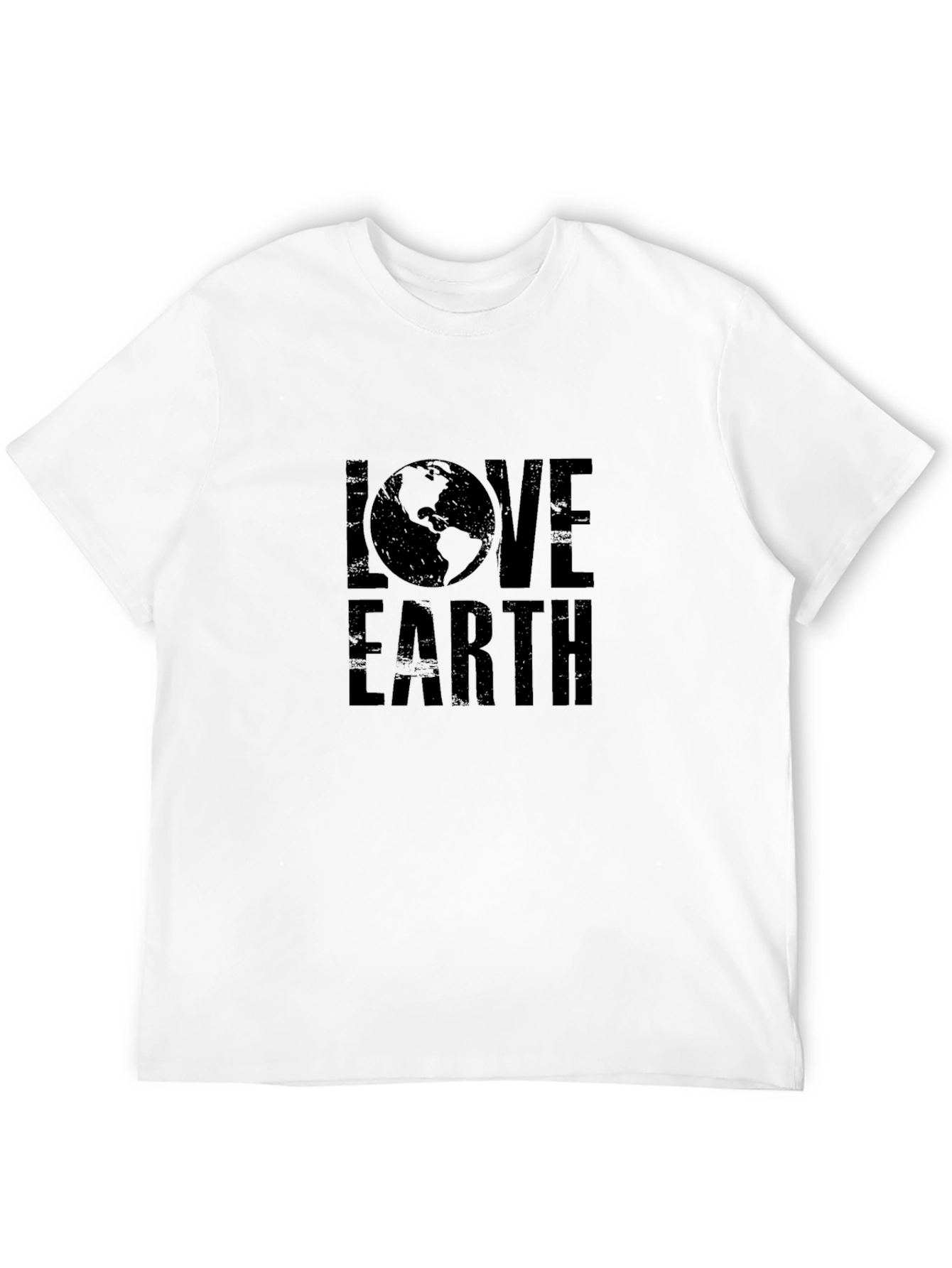 Love Earth Graphic Black T-Shirt