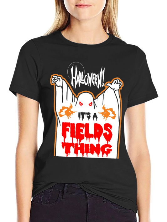 Halloween Fields Thing Graphic T-Shirt