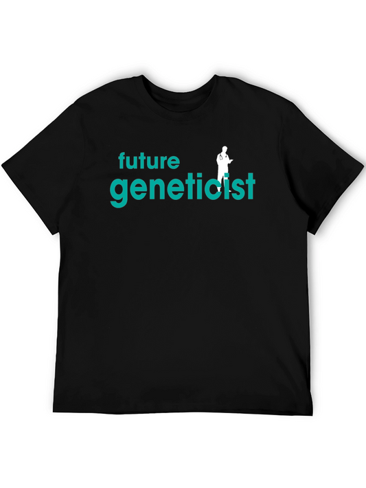 Future Geneticist Black T-Shirt - Science Tee