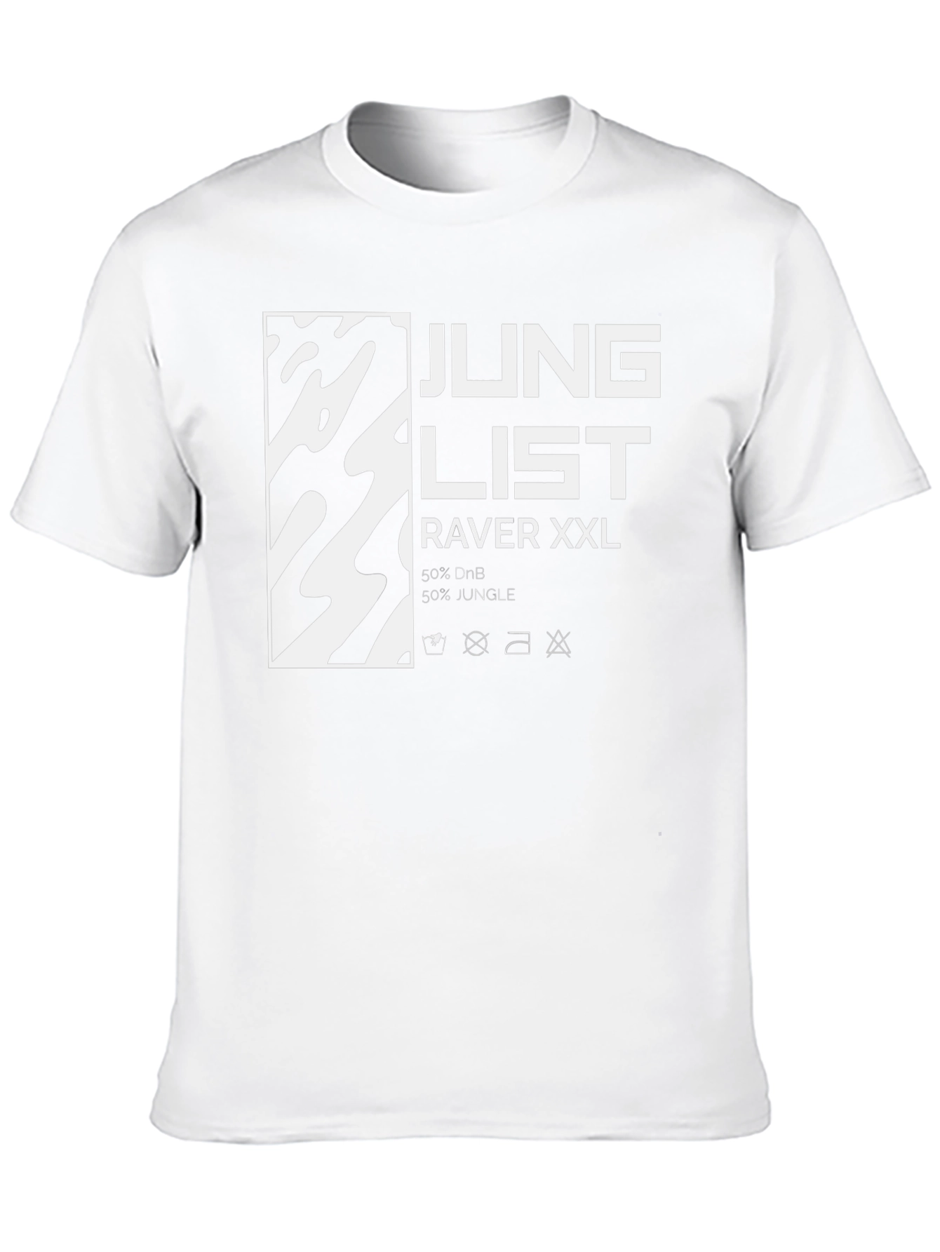Junglist Raver XXL Black T-Shirt