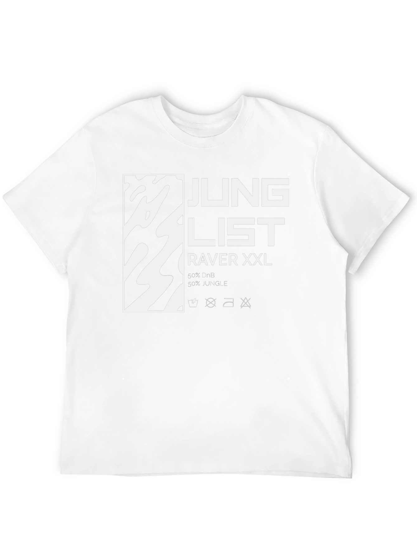 Junglist Raver XXL Black T-Shirt