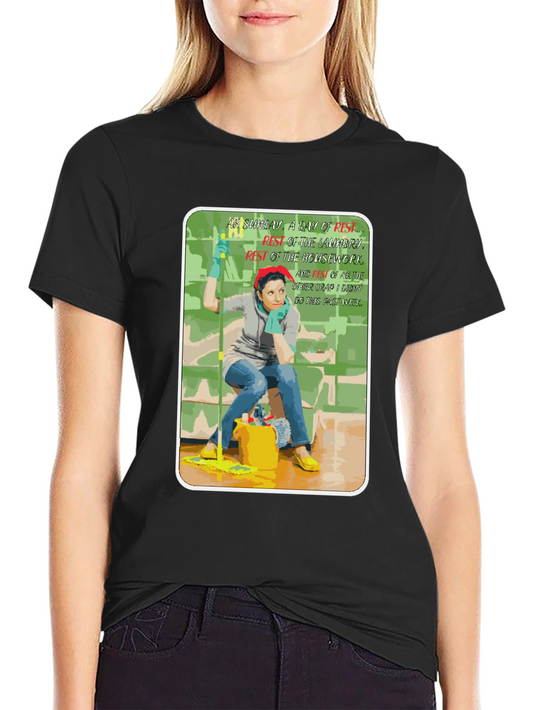 Funny Housework Humor Graphic T-Shirt