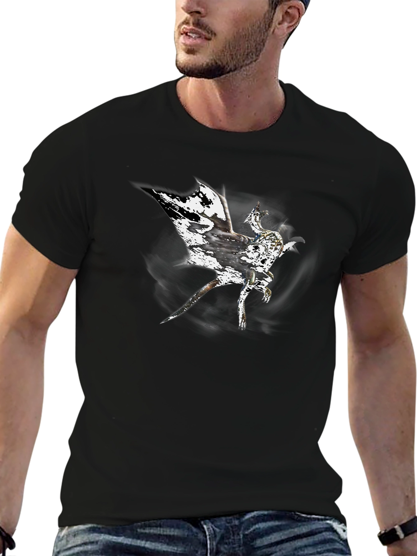 Dragon Graphic Black T-Shirt