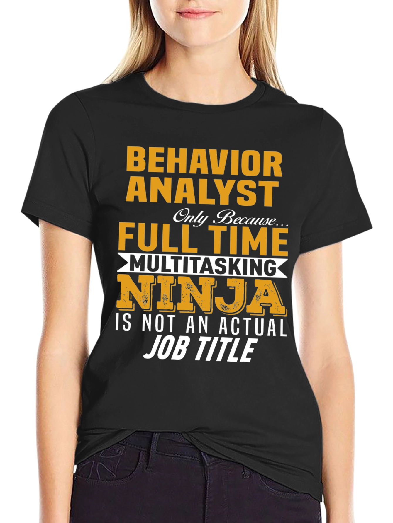 Behavior Analyst Full Time Ninja T-Shirt