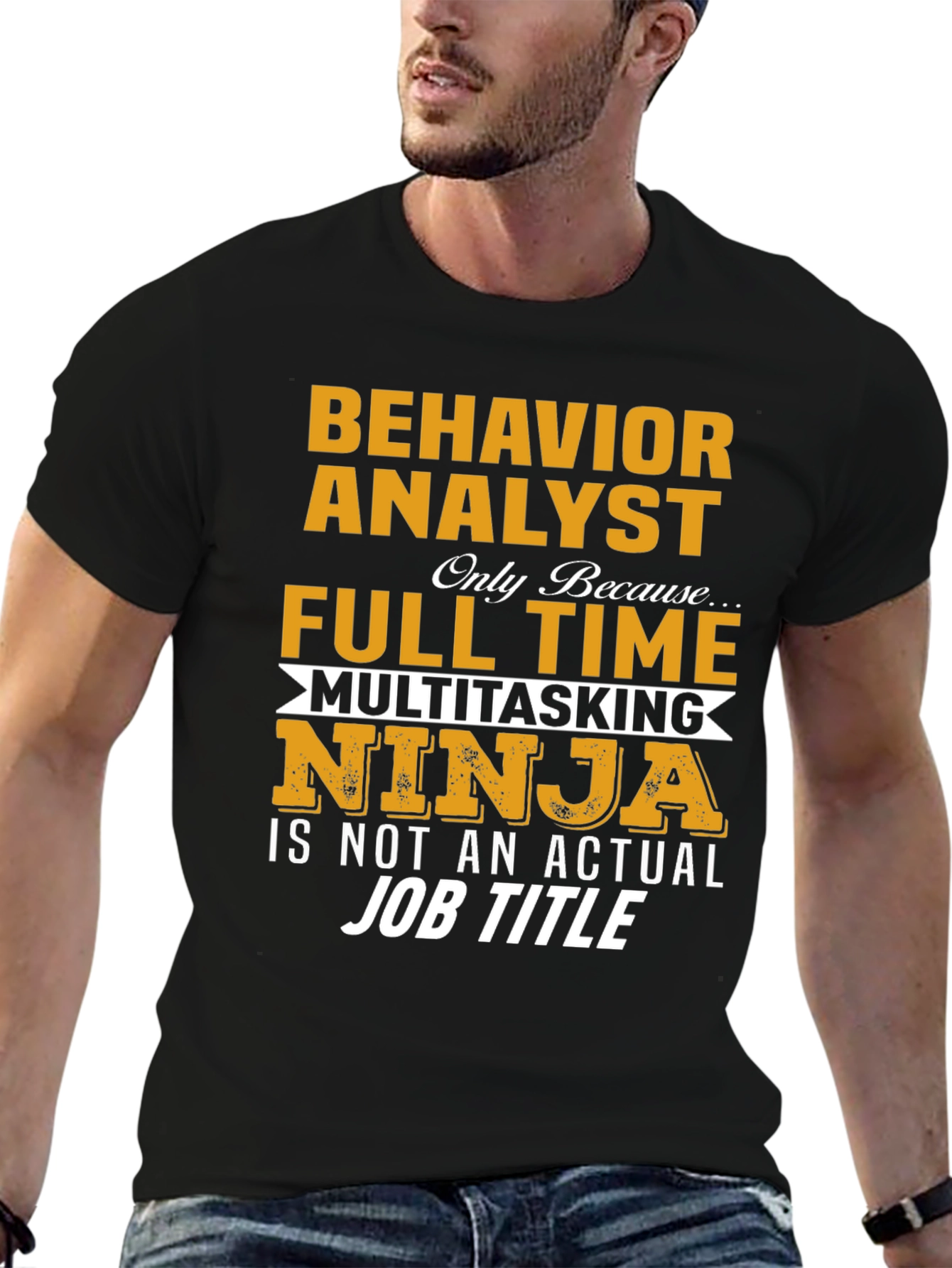 Behavior Analyst Full Time Ninja T-Shirt