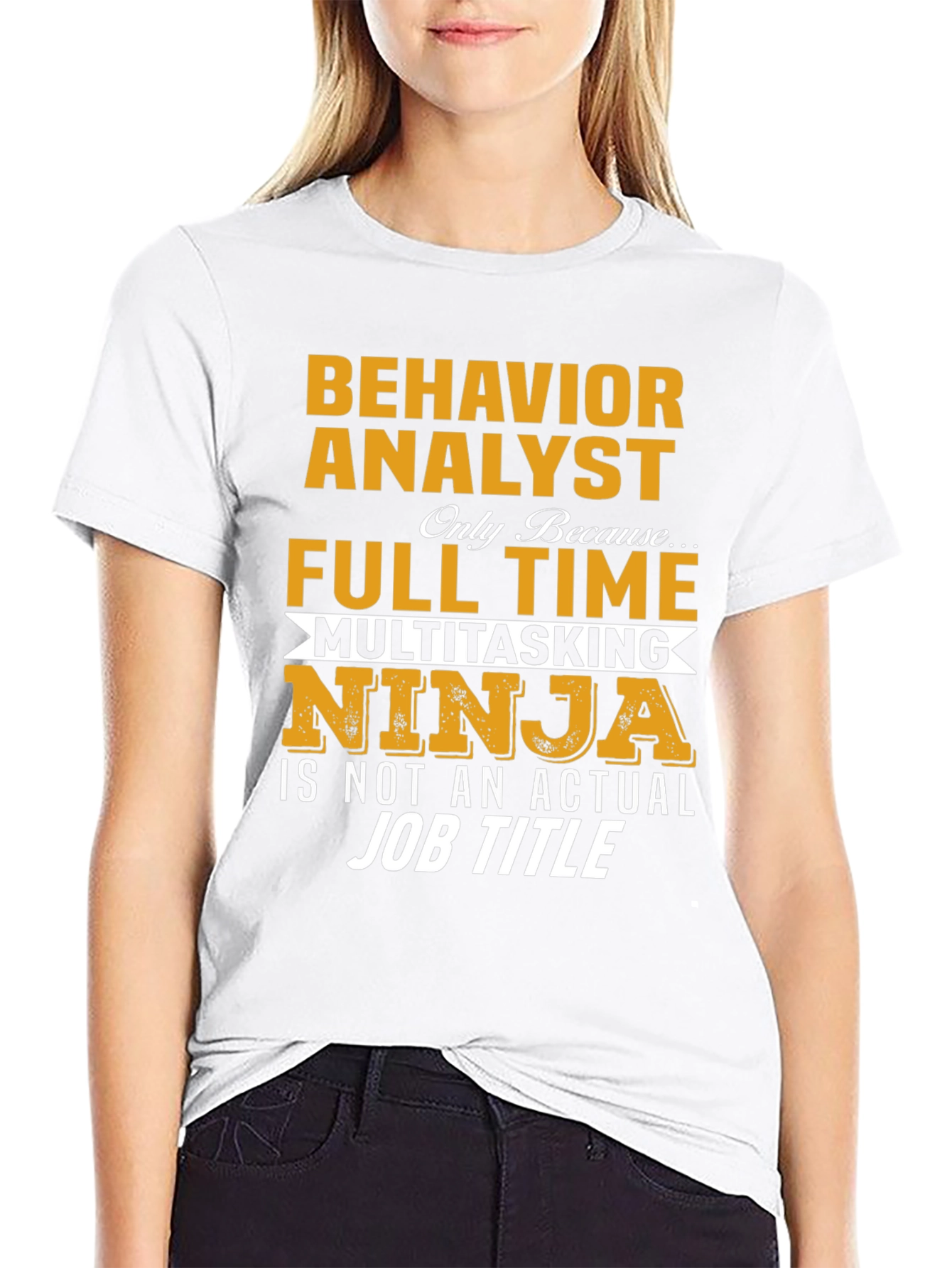 Behavior Analyst Full Time Ninja T-Shirt