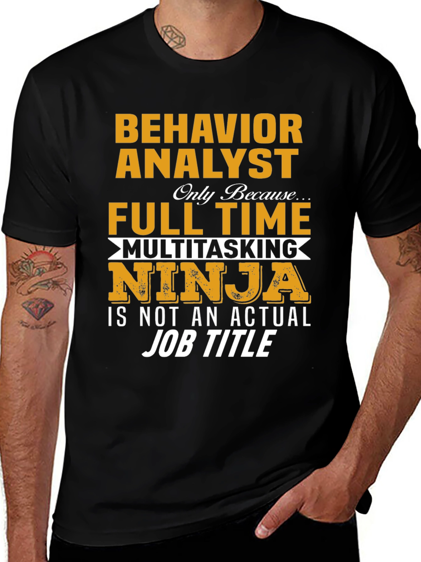 Behavior Analyst Full Time Ninja T-Shirt