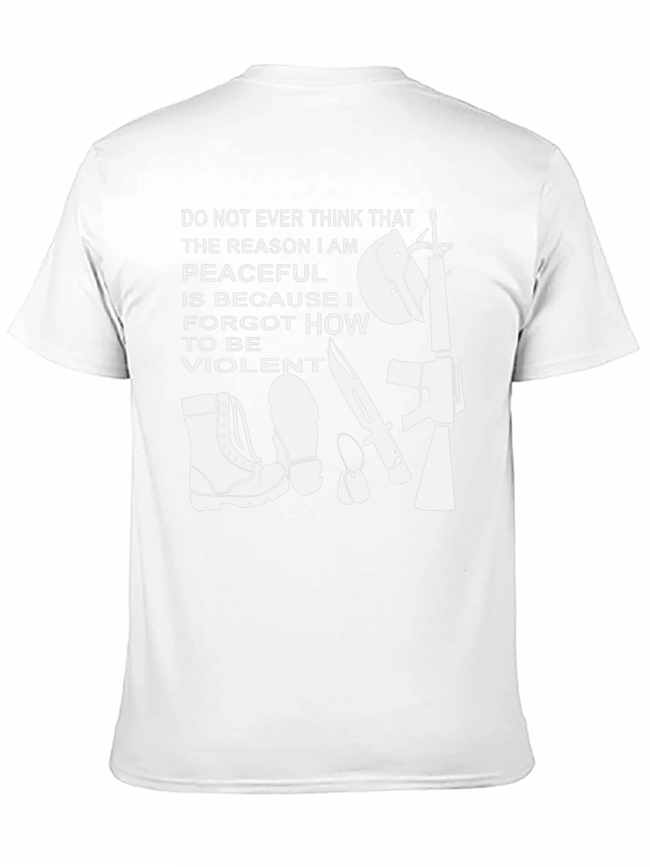 Violent Peaceful Graphic T-Shirt