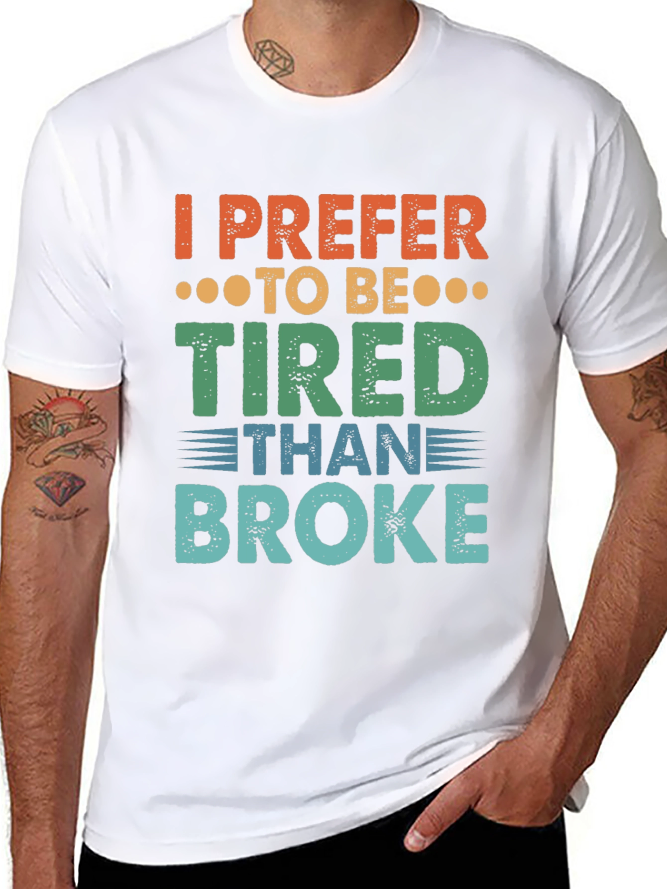 I Prefer To Be Tired T-Shirt