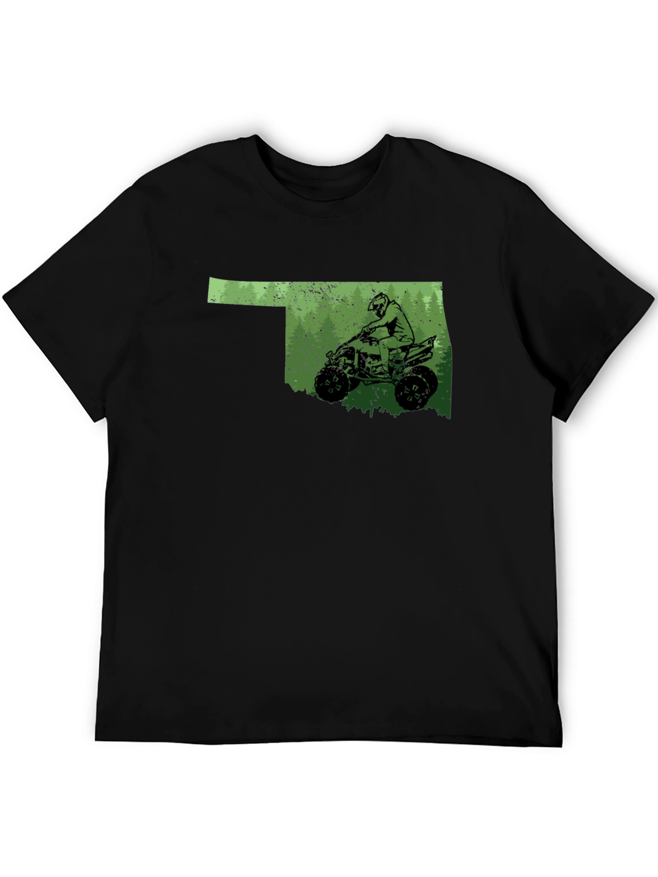 Oklahoma ATV Rider Graphic T-Shirt