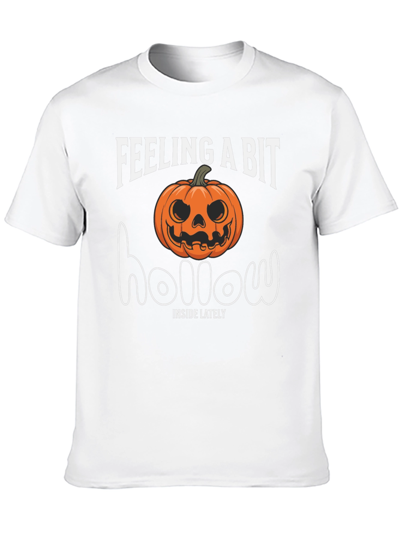 Feeling A Bit Hollow Halloween Pumpkin T-Shirt