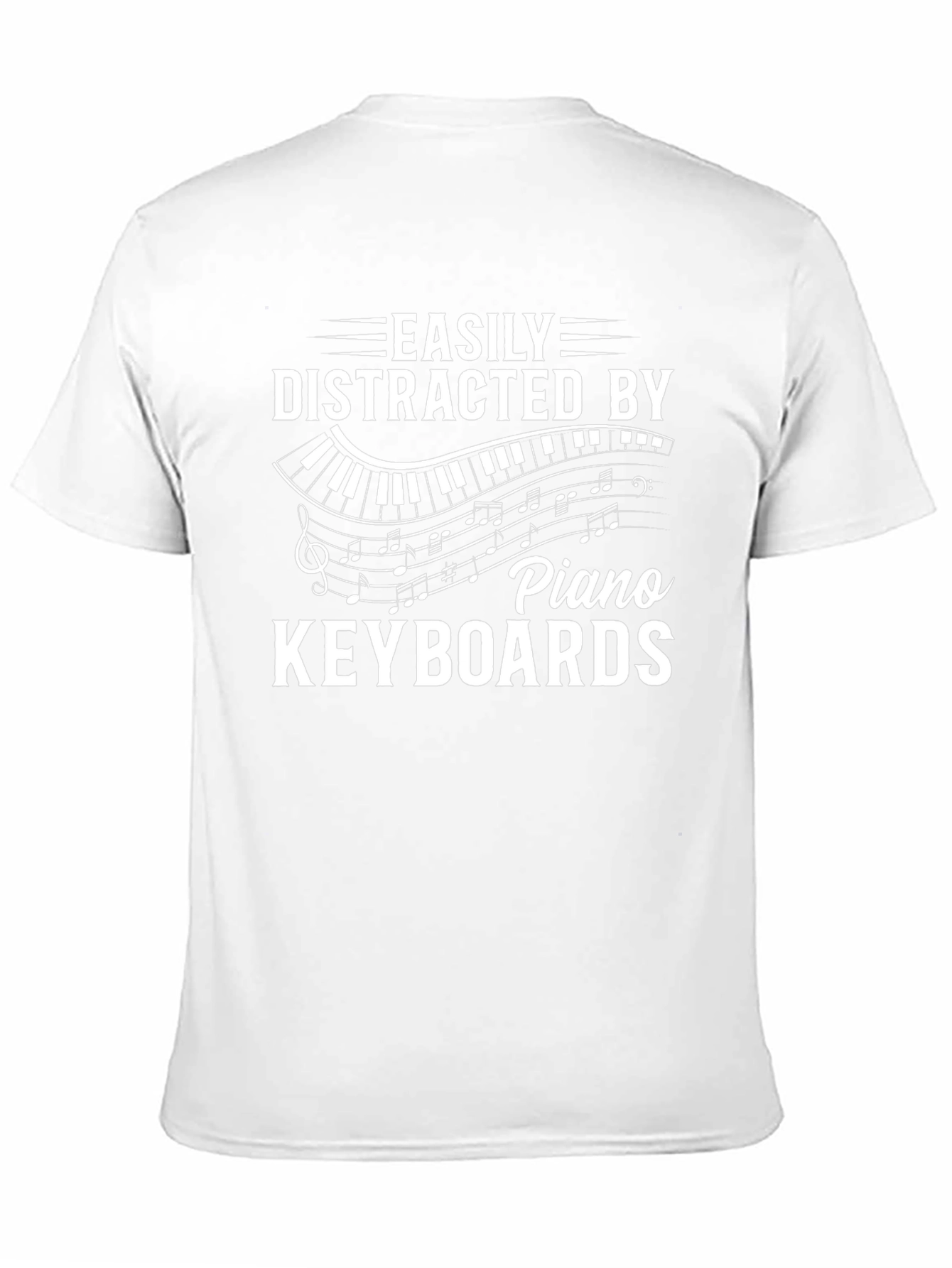 Easily Distracted By Piano Keyboards T-Shirt