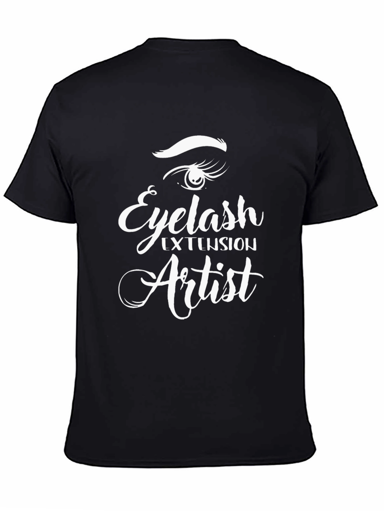 Eyelash Extension Artist Graphic Tee - Black