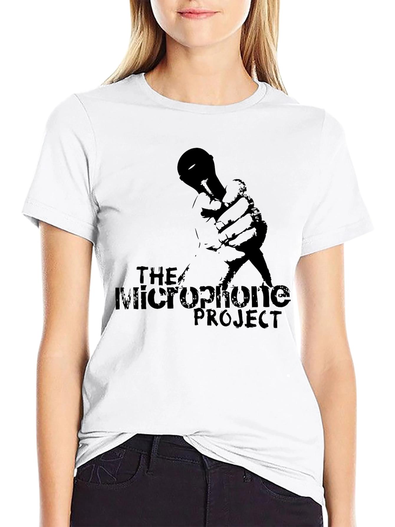 The Microphone Project Graphic Tee - Black