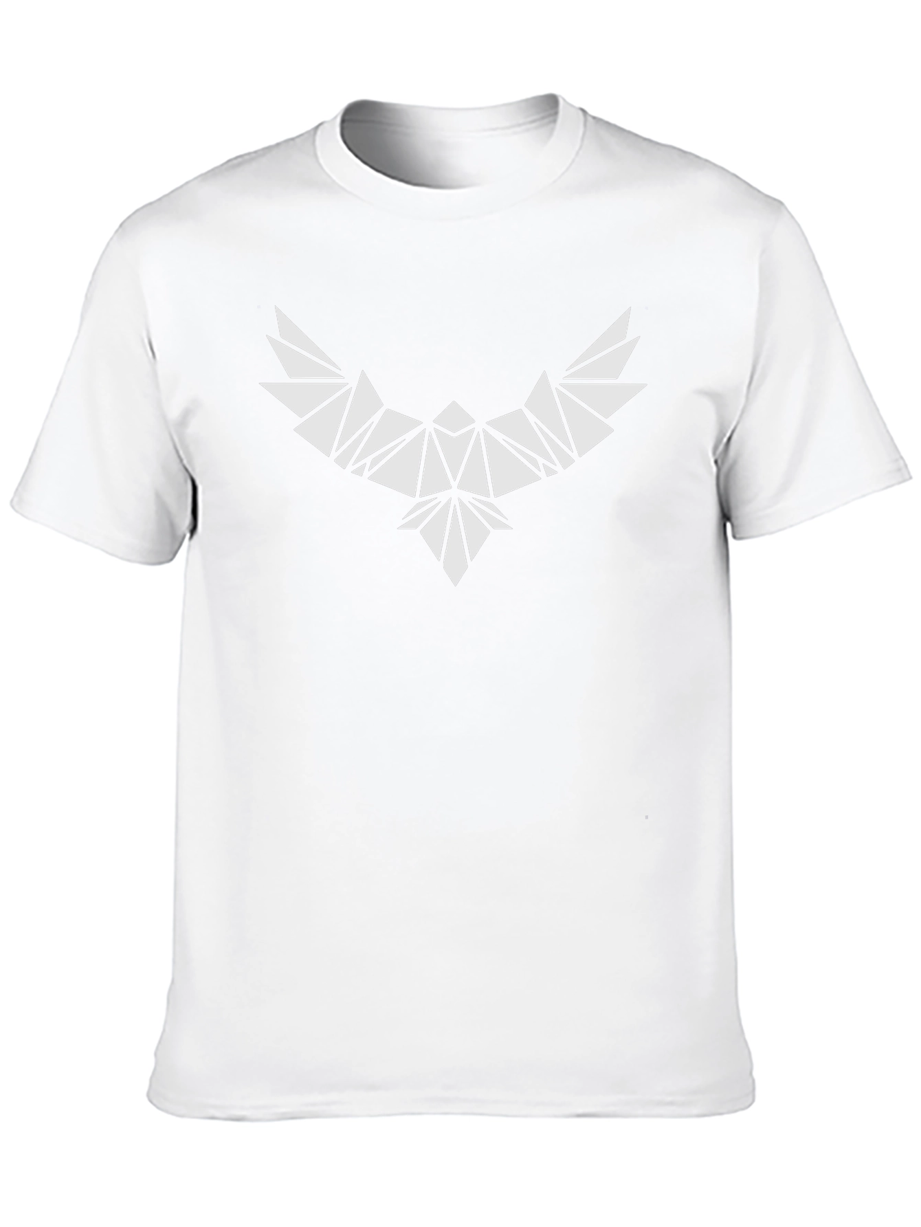Geometric Eagle Graphic Tee - Modern Style