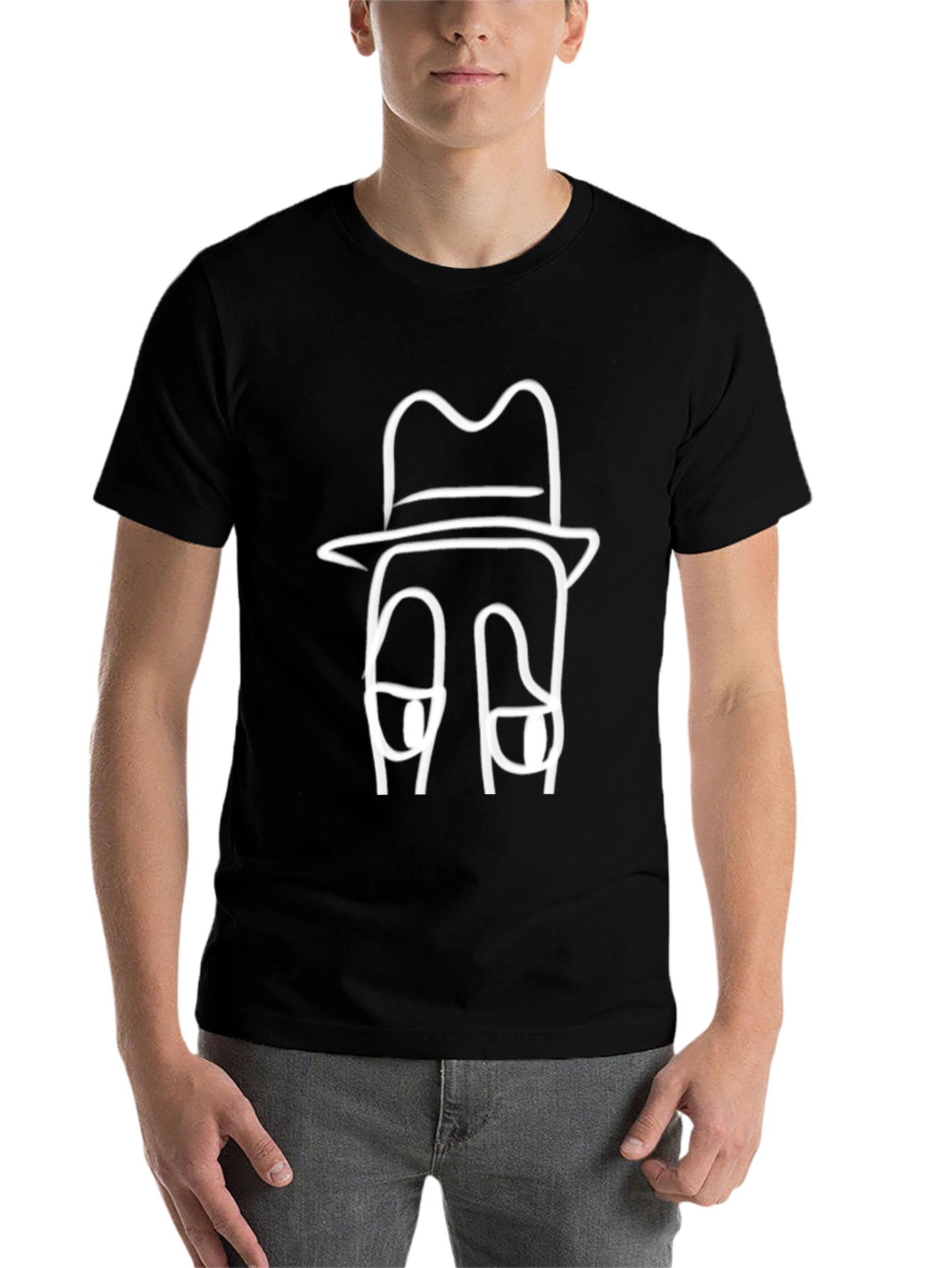 Cool & Quirky Tee: Cartoon Fedoras Graphic T-Shirt