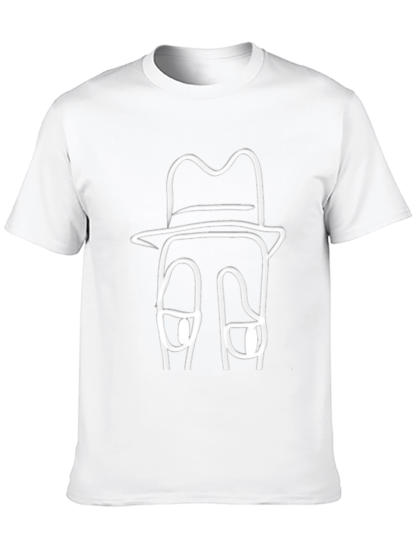 Cool & Quirky Tee: Cartoon Fedoras Graphic T-Shirt